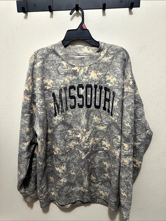 State of Mine Other - State of Mine Camo Letters State Sweatshirt - Missouri Camo Sweatshirt Men's XL
